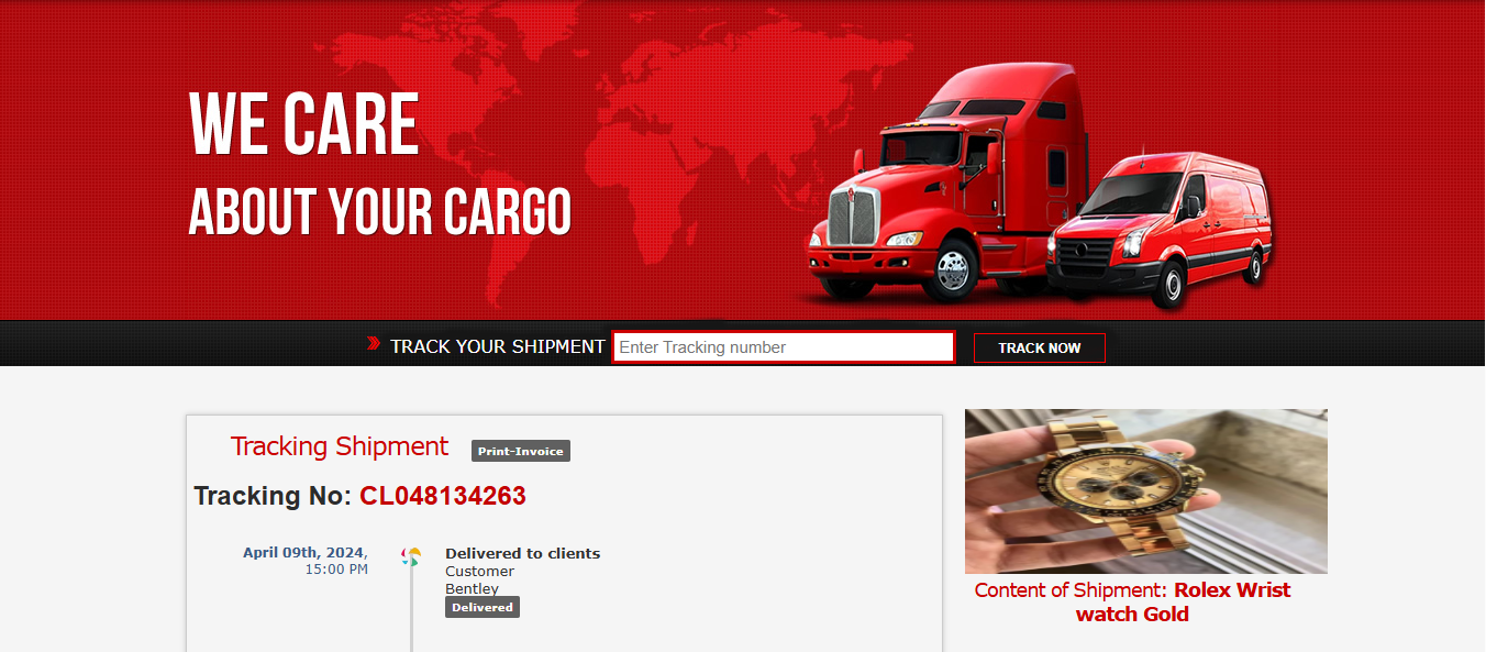 Courier Website
